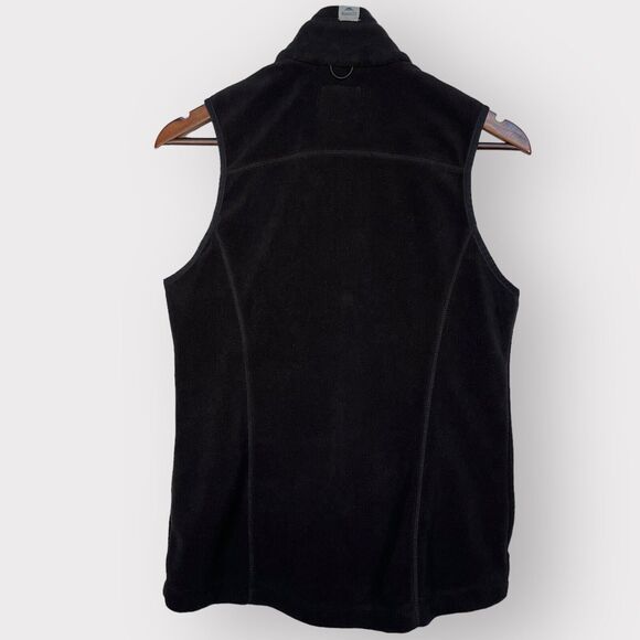 Roots Canada Athletic Fleece Vest Full Zip Women‎ S Black Sleeveless Pockets - Picture 3 of 13